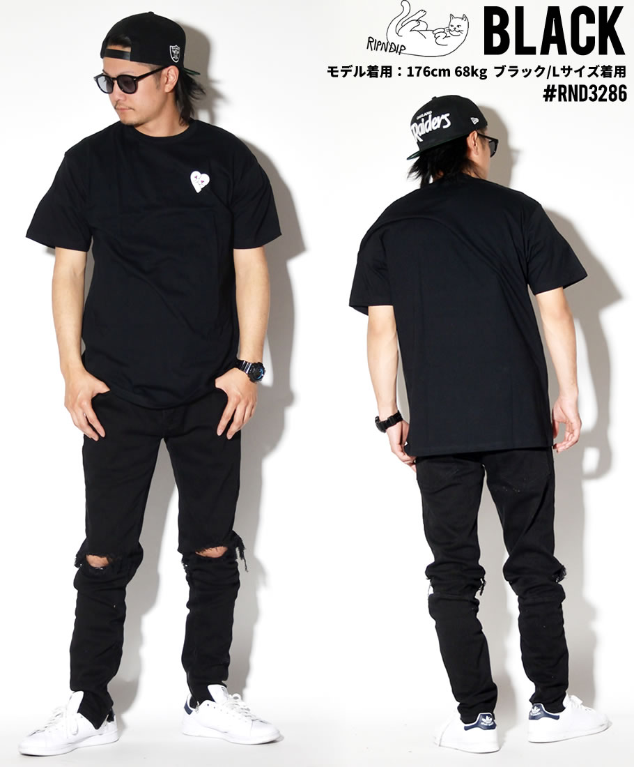 RIPNDIP リップンディップ Tシャツ メンズ 半袖 猫 プリント RND3286 RND3287 USモデル ストリート系 スケーター ファッション 服 通販