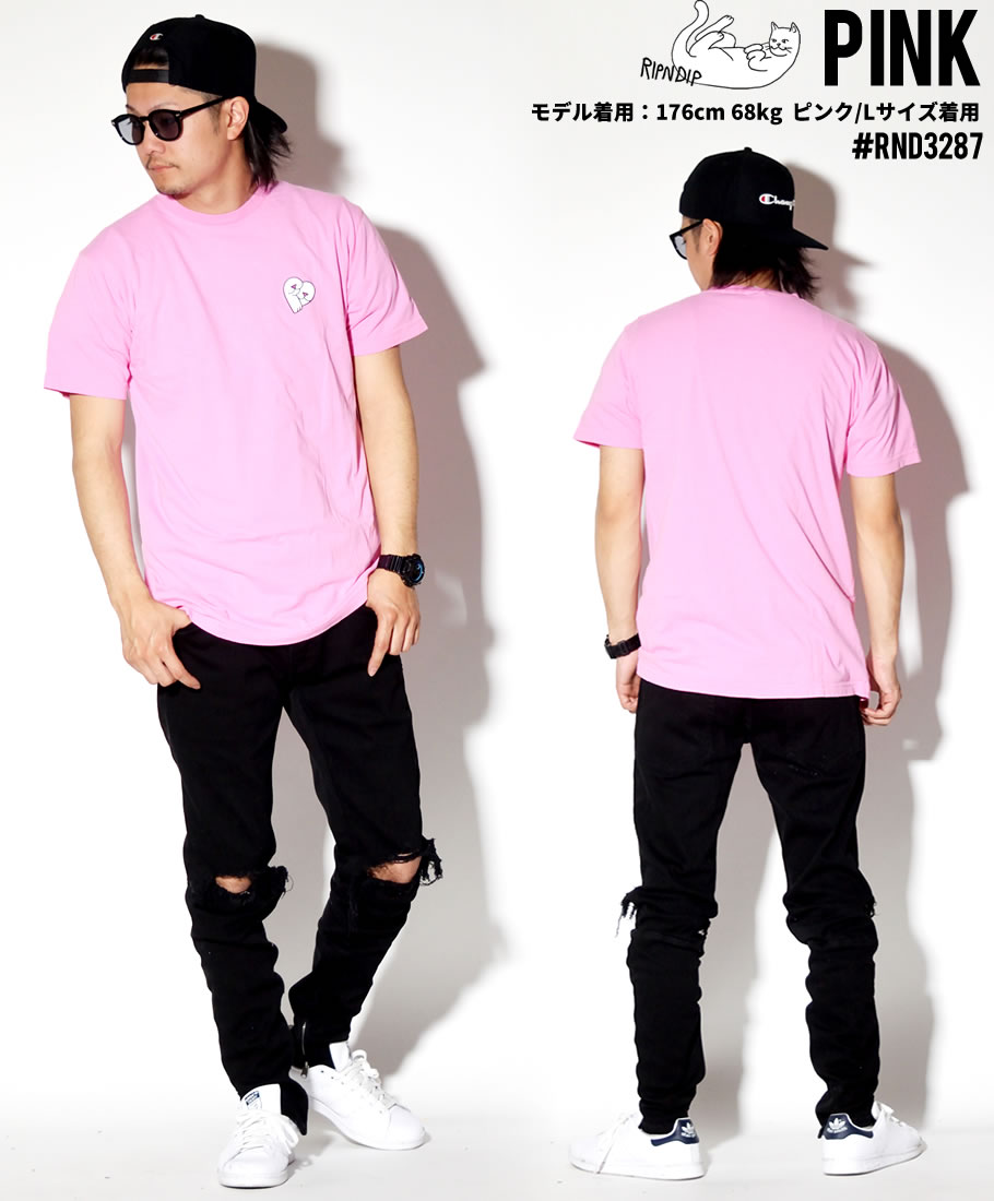 RIPNDIP リップンディップ Tシャツ メンズ 半袖 猫 プリント RND3286 RND3287 USモデル ストリート系 スケーター ファッション 服 通販
