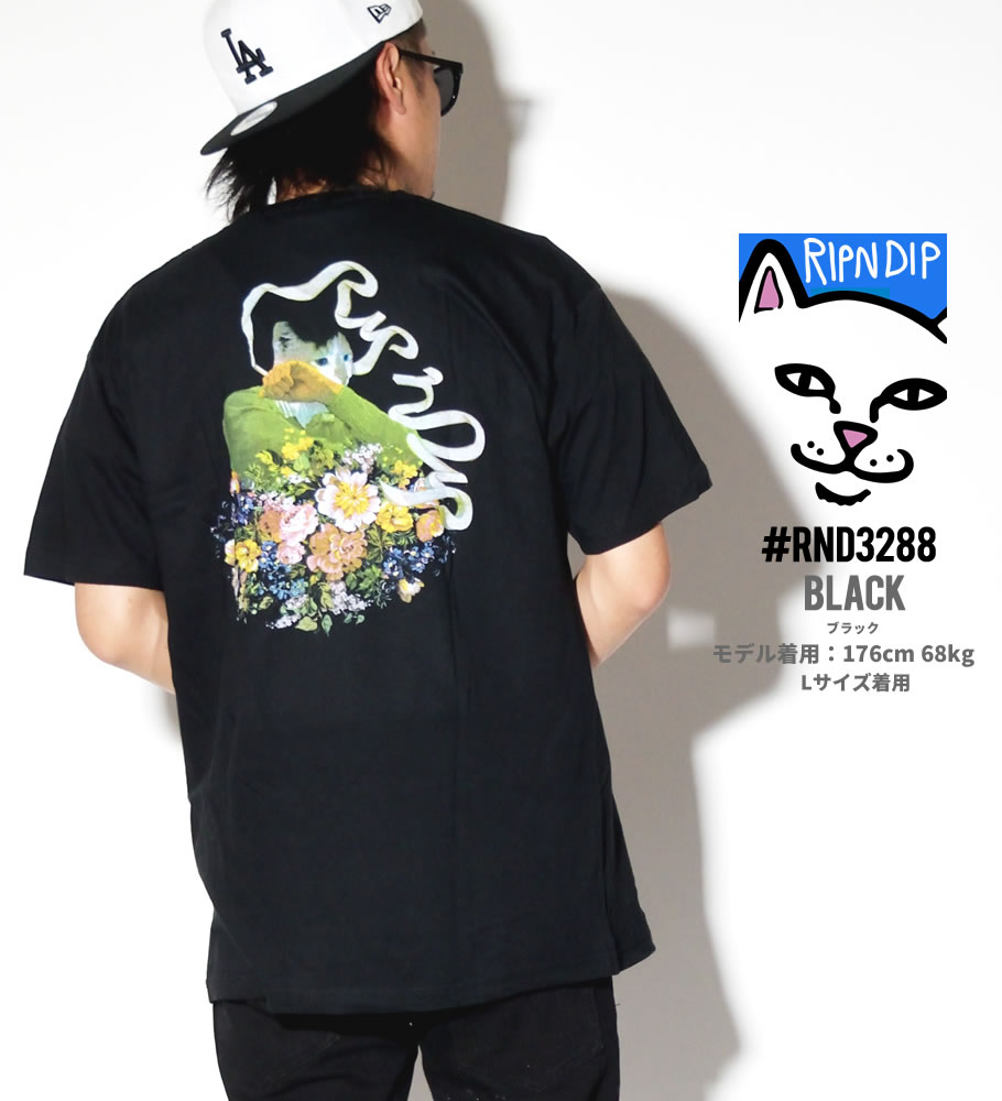 RIPNDIP リップンディップ Tシャツ メンズ 半袖 猫 プリント RND3288 RND3289 USモデル ストリート系 スケーター ファッション 服 通販