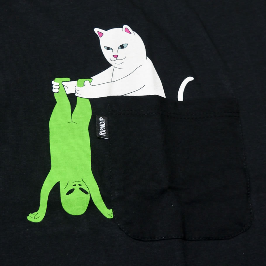 RIPNDIP リップンディップ Tシャツ メンズ 半袖 猫 プリント RND3292 RND3293 USモデル ストリート系 スケーター ファッション 服 通販