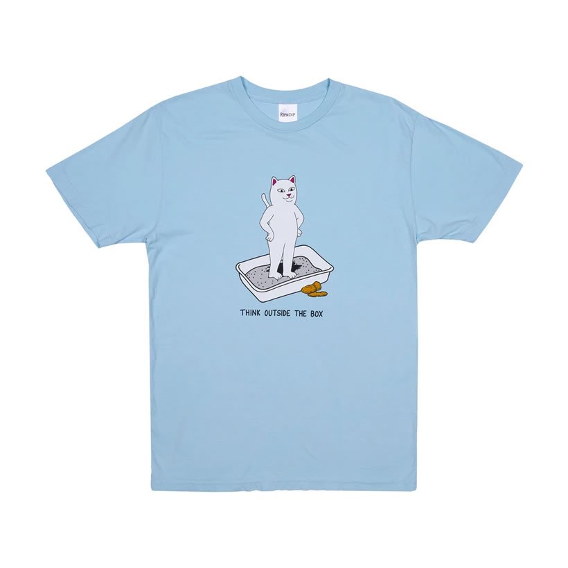 Ripndip リップンディップ Tシャツ メンズ 半袖 猫 ネコ ストリート系 ファッション Think Outside Tee 服 通販