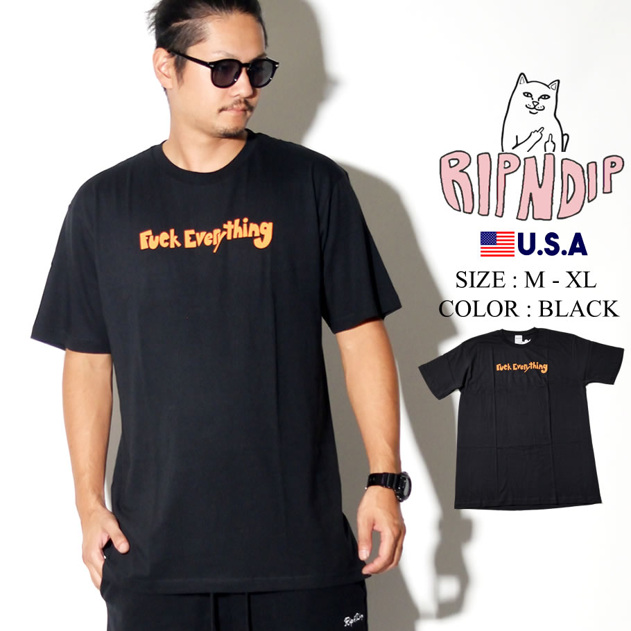 RIPNDIP リップンディップ Tシャツ メンズ 半袖 FUCK RND3756
