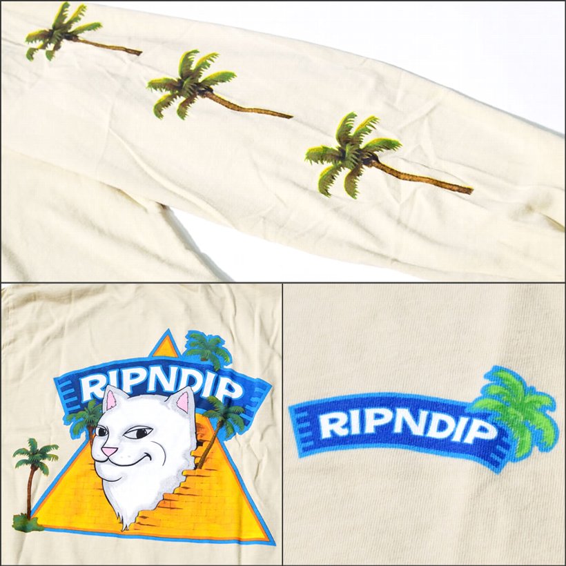 RIPNDIP リップンディップ Tシャツ メンズ ブランド 長袖 おしゃれ コーデ RND3931 大きいサイズ 2019冬 新作