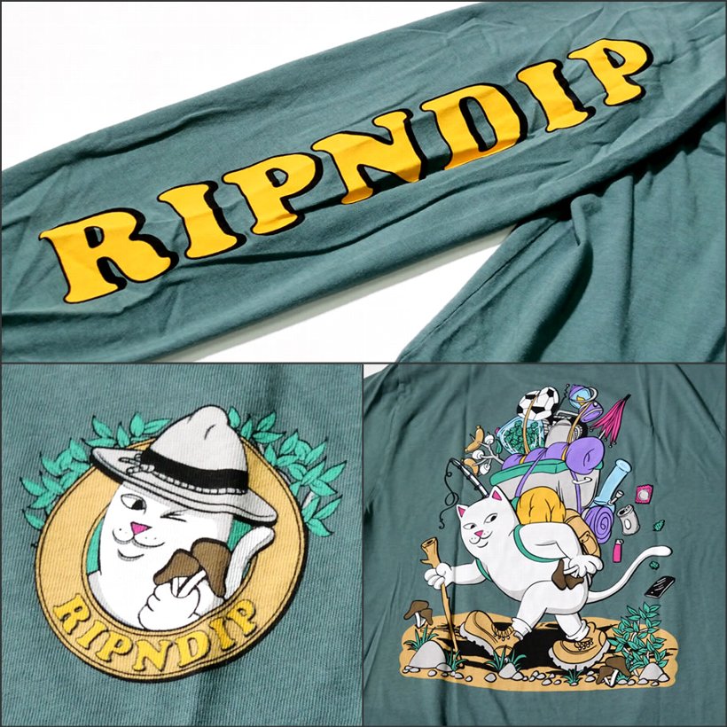 RIPNDIP リップンディップ Tシャツ メンズ ブランド 長袖 おしゃれ コーデ RND3933 大きいサイズ 2019冬 新作
