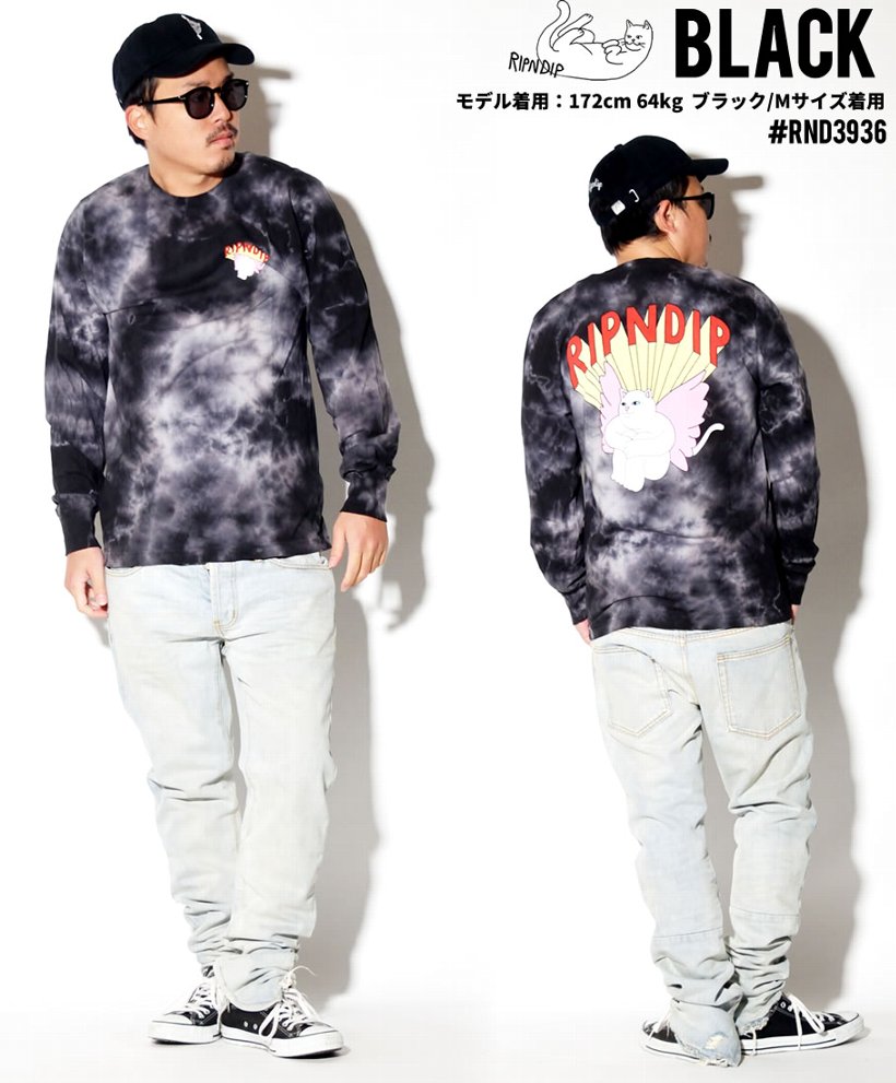 RIPNDIP リップンディップ Tシャツ メンズ ブランド 長袖 おしゃれ コーデ RND3936 大きいサイズ 2019冬 新作