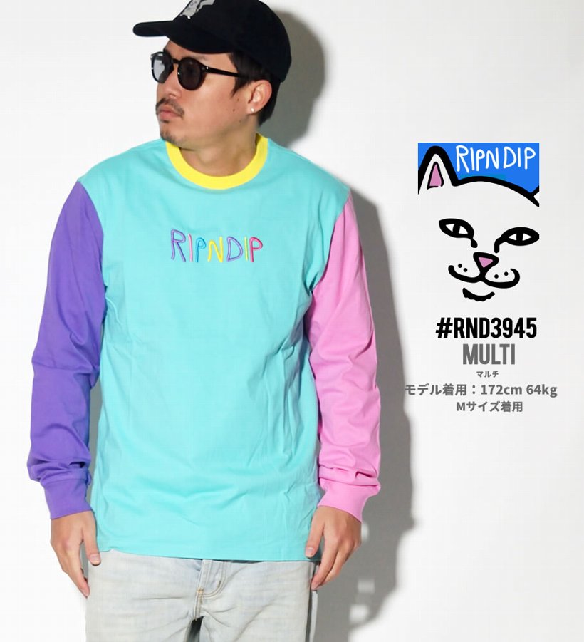 RIPNDIP リップンディップ Tシャツ メンズ ブランド 長袖 おしゃれ コーデ RND3945 大きいサイズ 2019冬 新作