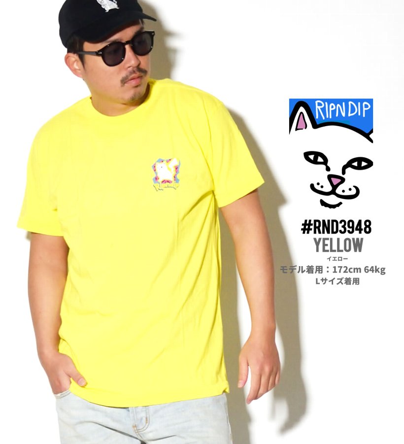 RIPNDIP リップンディップ Tシャツ メンズ ブランド 半袖 おしゃれ コーデ RND3948 大きいサイズ 2019冬 新作