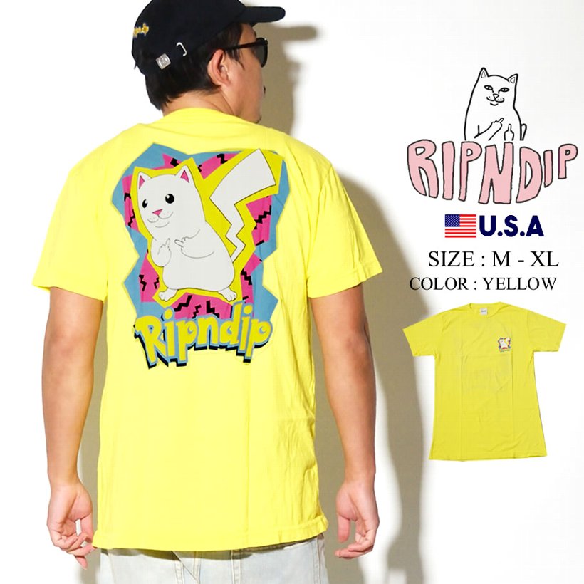 RIPNDIP リップンディップ Tシャツ メンズ ブランド 半袖 おしゃれ コーデ RND3948 大きいサイズ 2019冬 新作