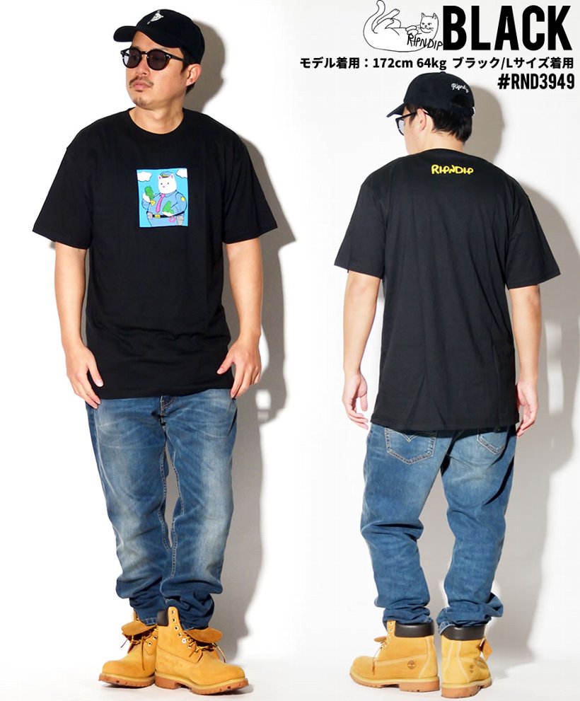 RIPNDIP リップンディップ Tシャツ メンズ ブランド 半袖 おしゃれ コーデ RND3949 大きいサイズ 2019冬 新作