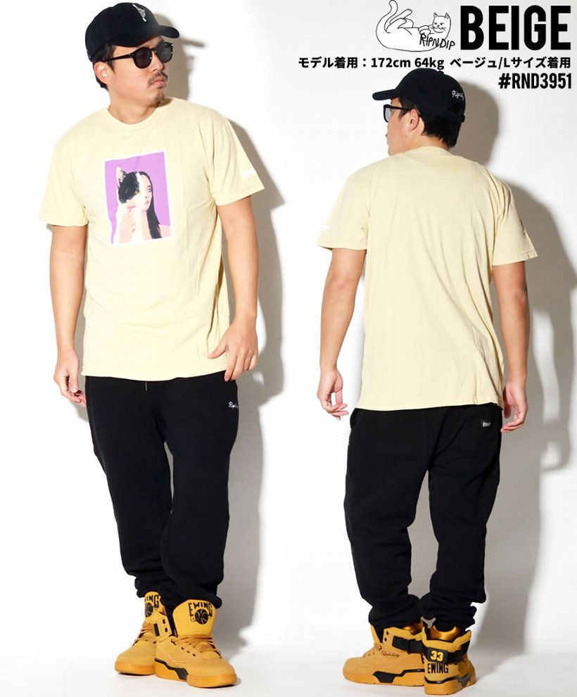 RIPNDIP リップンディップ Tシャツ メンズ ブランド 半袖 おしゃれ コーデ RND3951 大きいサイズ 2019冬 新作