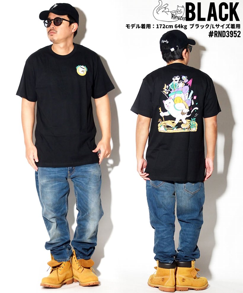 RIPNDIP リップンディップ Tシャツ メンズ ブランド 半袖 おしゃれ コーデ RND3952 大きいサイズ 2019冬 新作