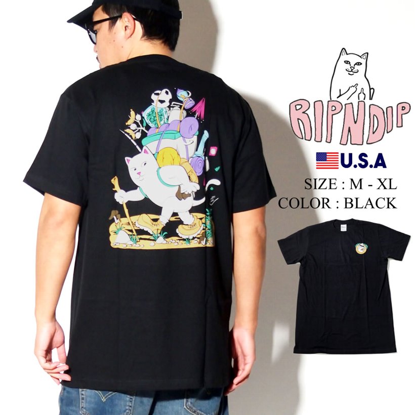 RIPNDIP リップンディップ Tシャツ メンズ ブランド 半袖 おしゃれ コーデ RND3952 大きいサイズ 2019冬 新作