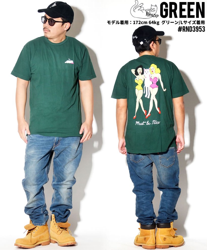 RIPNDIP リップンディップ Tシャツ メンズ ブランド 半袖 おしゃれ コーデ RND3953 大きいサイズ 2019冬 新作