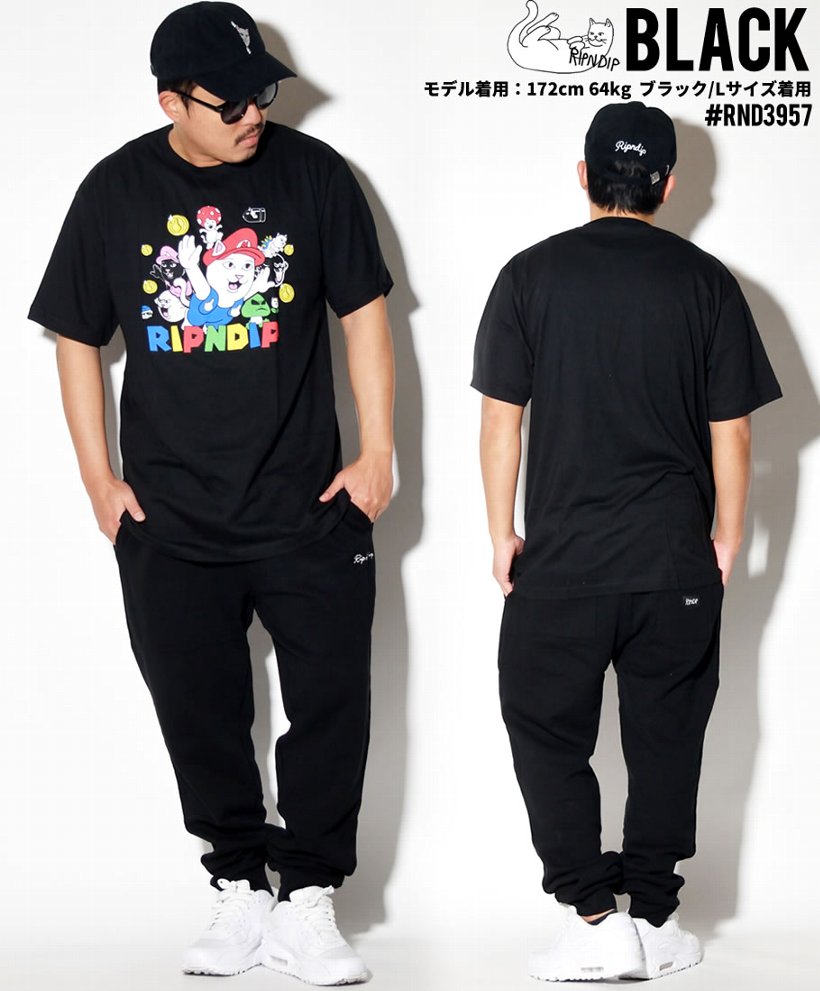 RIPNDIP リップンディップ Tシャツ メンズ ブランド 半袖 おしゃれ コーデ RND3957 大きいサイズ 2019冬 新作