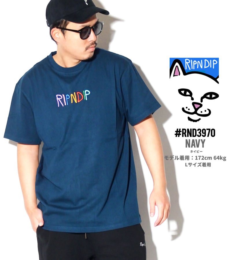 RIPNDIP リップンディップ Tシャツ メンズ ブランド 半袖 おしゃれ コーデ RND3970 大きいサイズ 2019冬 新作