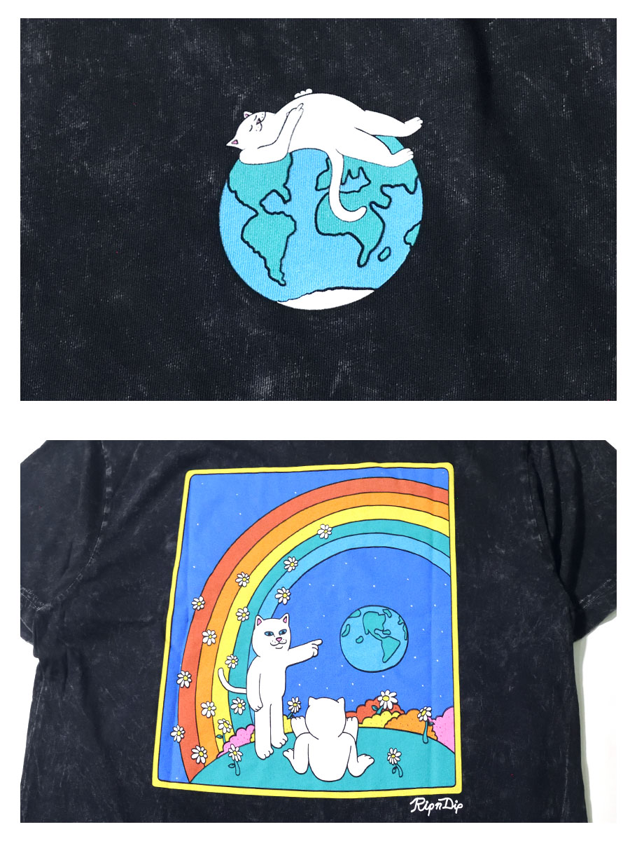 RIPNDIP リップンディップ Tシャツ メンズ レディース ブランド 半袖 RND4345 黒 M L XL