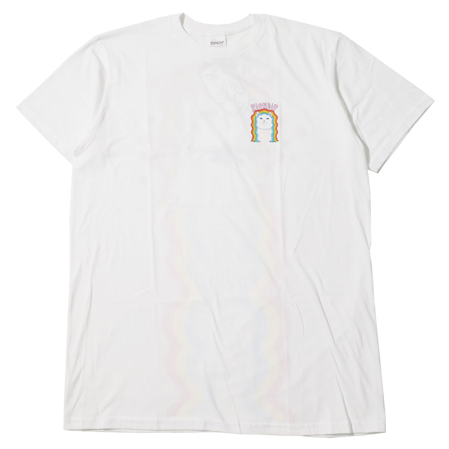 RIPNDIP リップンディップ Tシャツ メンズ レディース ブランド 半袖 RND4347 白 M L XL
