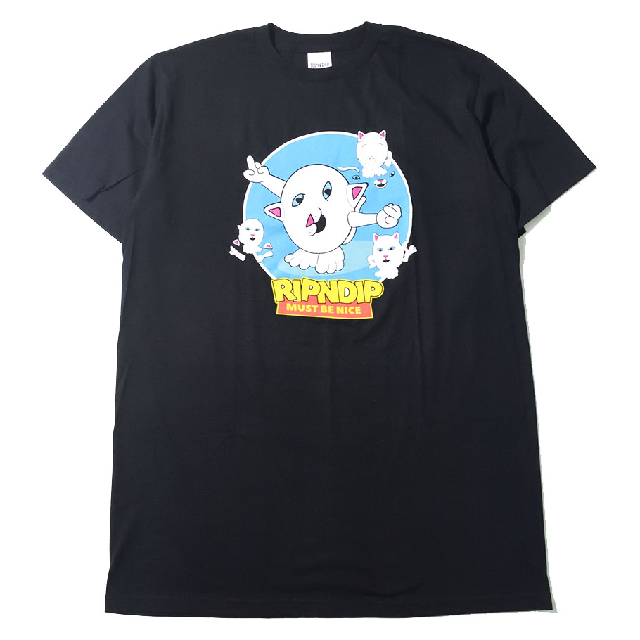 RIPNDIP リップンディップ Tシャツ メンズ レディース ブランド 半袖 RND4350 黒 M L XL