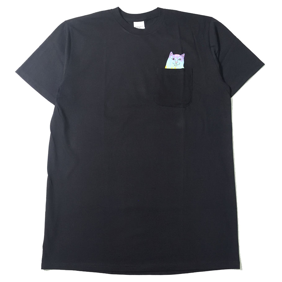 RIPNDIP リップンディップ Tシャツ メンズ レディース ブランド 半袖 胸ポケ RND4353 黒 M L XL