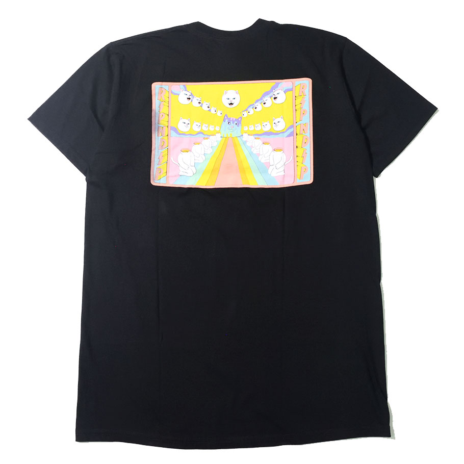 RIPNDIP リップンディップ Tシャツ メンズ レディース ブランド 半袖 胸ポケ RND4353 黒 M L XL