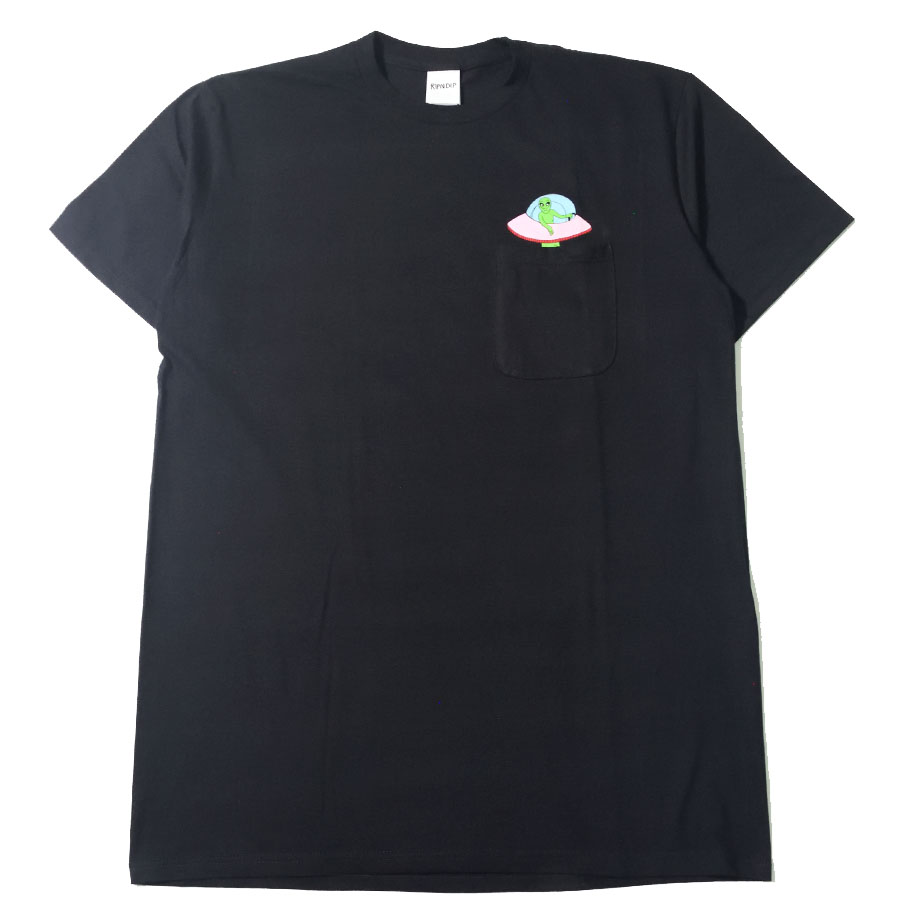 RIPNDIP リップンディップ Tシャツ メンズ レディース ブランド 半袖 胸ポケ RND4341 黒 M L XL
