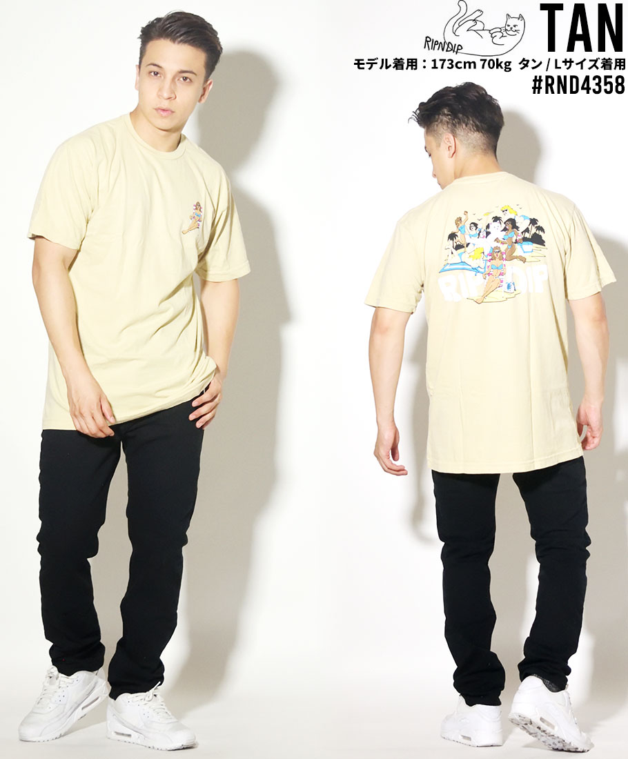 RIPNDIP リップンディップ Tシャツ メンズ レディース ブランド 半袖 RND4358 M L XL