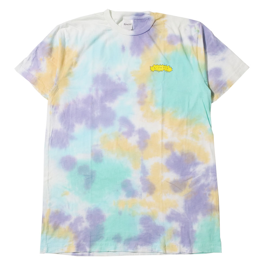 RIPNDIP リップンディップ タイダイ柄 Tシャツ メンズ レディース ブランド 半袖 RND4359 M L XL