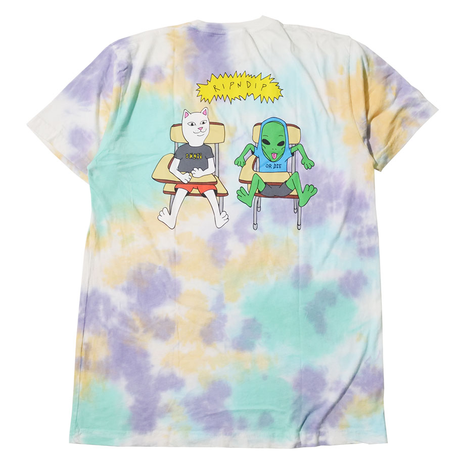 RIPNDIP リップンディップ タイダイ柄 Tシャツ メンズ レディース ブランド 半袖 RND4359 M L XL