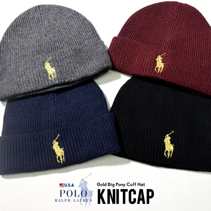 Polo Ralph Lauren ポロ ラルフローレン ニットキャップ メンズ レディース ポニー ロゴ Pc0470 帽子 通販