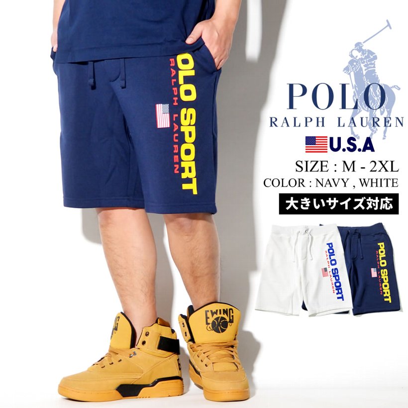 Polo Ralph Lauren ポロ ラルフローレン ハーフパンツ メンズ 大きいサイズ ロゴ POLO SPORT カジュアル ストリート系  ファッション 服 通販