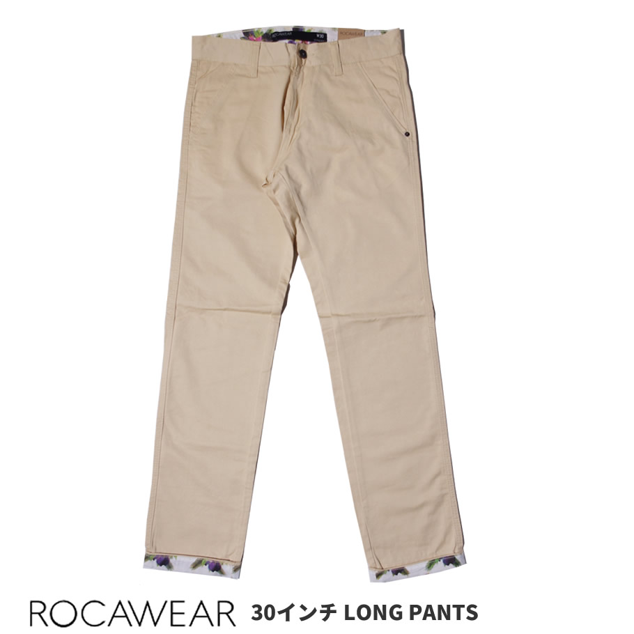 ロカウェア ROCA WEAR チノパン メンズ 大きいサイズ ロングパンツ ロールアップ 花柄 b系 ストリート系 ヒップホップ ニューヨーク スタイル ファッション 服 通販