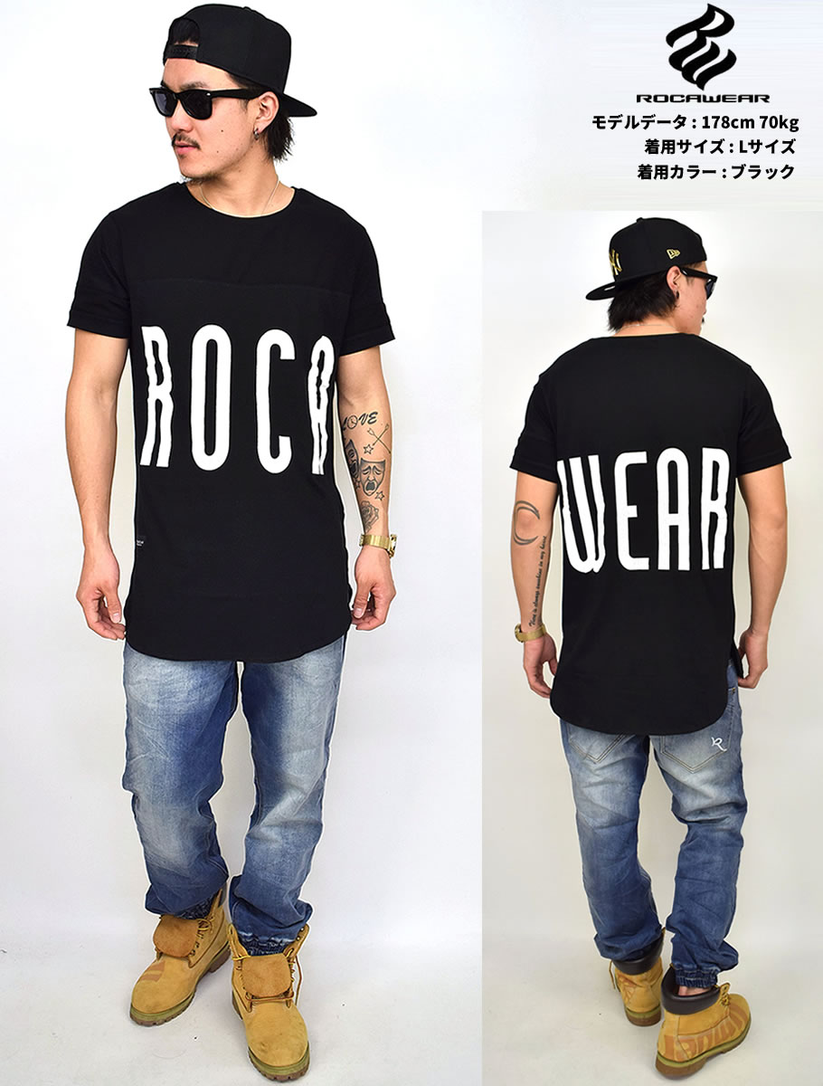 ROCA WEAR ロカウェア Tシャツ メンズ 大きいサイズ B系 HIPHOP ストリート系 ヒップホップ ファッション 服 通販