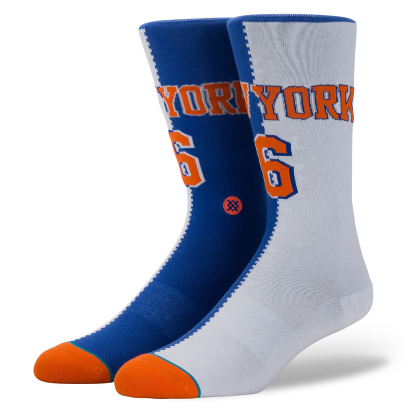 STANCE スタンス ソックス 靴下 メンズ ブランド 25cm〜29cm NBA ニューヨーク・ニックス クリスタプス・ポルジンギス スポーツ バスケットボール