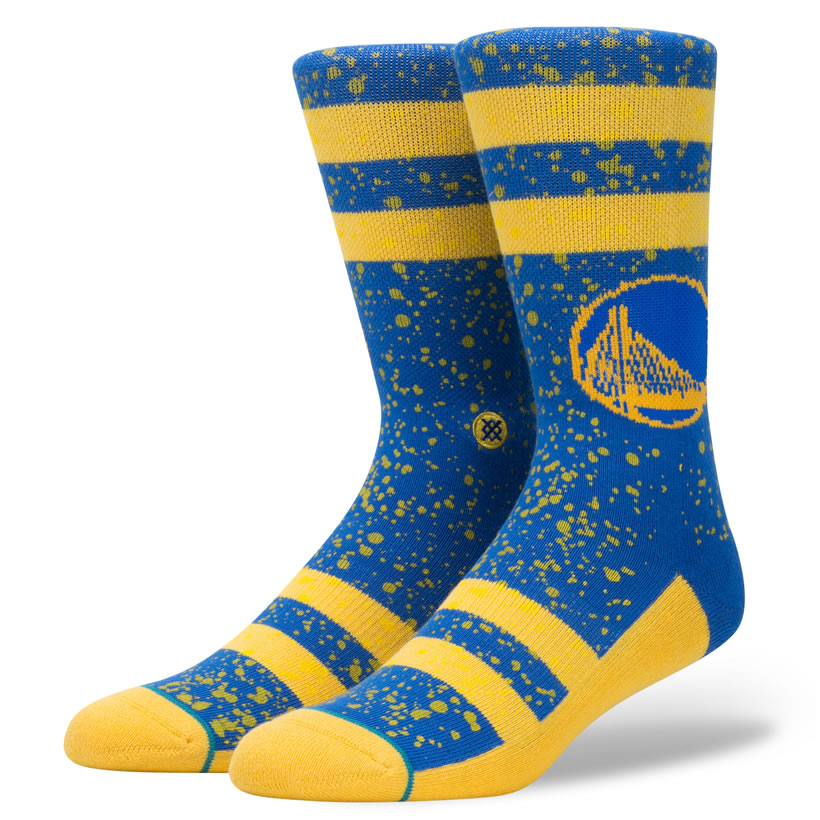 STANCE スタンス ソックス 靴下 メンズ ブランド 25cm〜29cm NBA ゴールデンステート・ウォリアーズ バスケットボール