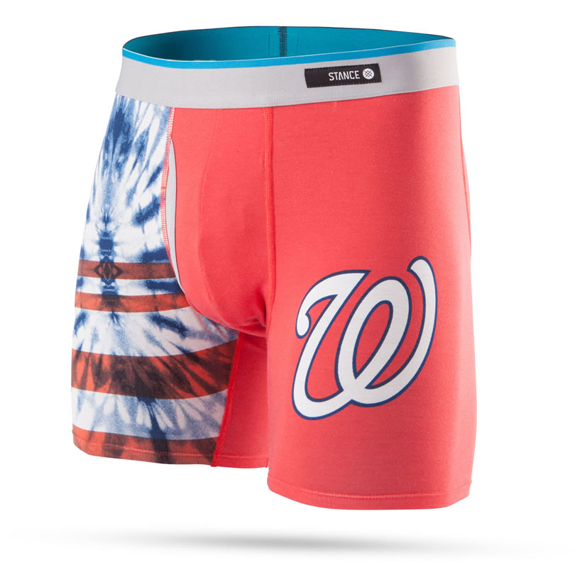 STANCE スタンス ボクサーパンツ メンズ ブリーフ 前開き おしゃれ ブランド MLB ワシントン・ナショナルズ 野球 スポーツ ベースボール