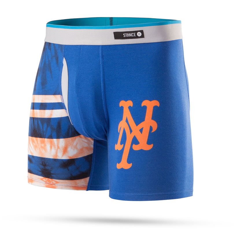 STANCE スタンス ボクサーパンツ メンズ ブリーフ 前開き おしゃれ ブランド MLB ニューヨーク・メッツ 野球 スポーツ ベースボール