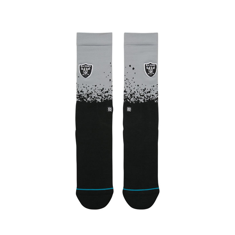 STANCE スタンス ソックス 靴下 メンズ ブランド 25cm〜29cm NFL オークランド・レイダーズ スポーツ アメリカンフットボール