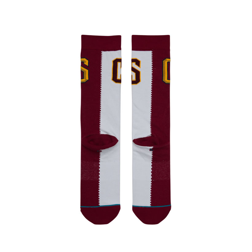 STANCE スタンス ソックス 靴下 メンズ ブランド 25cm〜29cm NBA クリーブランド・キャバリアーズ レブロン・ジェームズ スポーツ バスケットボール