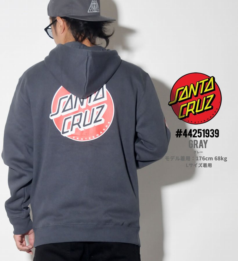 サンタクルーズ プルオーバーパーカー メンズ SANTA CRUZ 44251939 USモデル ストリート系 ヒップホップ B系 ファッション 2019 秋