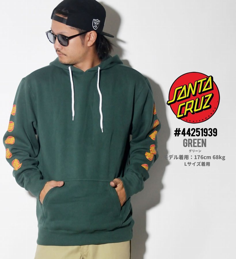 サンタクルーズ プルオーバーパーカー メンズ SANTA CRUZ 44251939 USモデル ストリート系 ヒップホップ B系 ファッション 2019 秋
