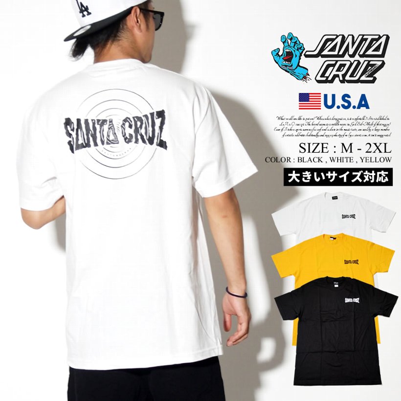 サンタクルーズ Tシャツ メンズ 半袖 ロゴT プリント SANTA CRUZ 44154359 USモデル 2019春夏 新作 父の日