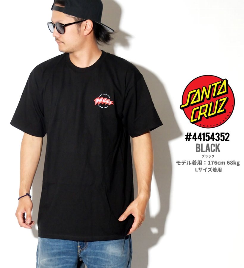 サンタクルーズ Tシャツ メンズ 半袖 ロゴT プリント SANTA CRUZ 44154352 USモデル 2019春夏 新作 父の日