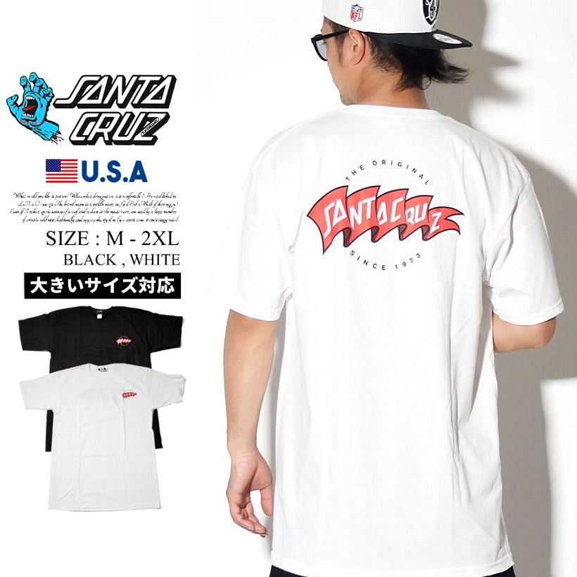 サンタクルーズ Tシャツ メンズ 半袖 ロゴT プリント SANTA CRUZ 44154352 USモデル 2019春夏 新作 父の日