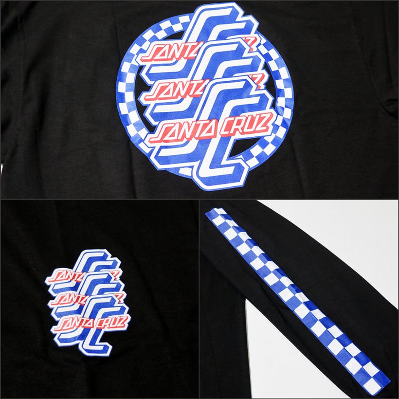 サンタクルーズ Tシャツ メンズ 長袖 ロンT プリント SANTA CRUZ 44154378 USモデル ストリート系 ヒップホップ スケーター ファッション 服 通販