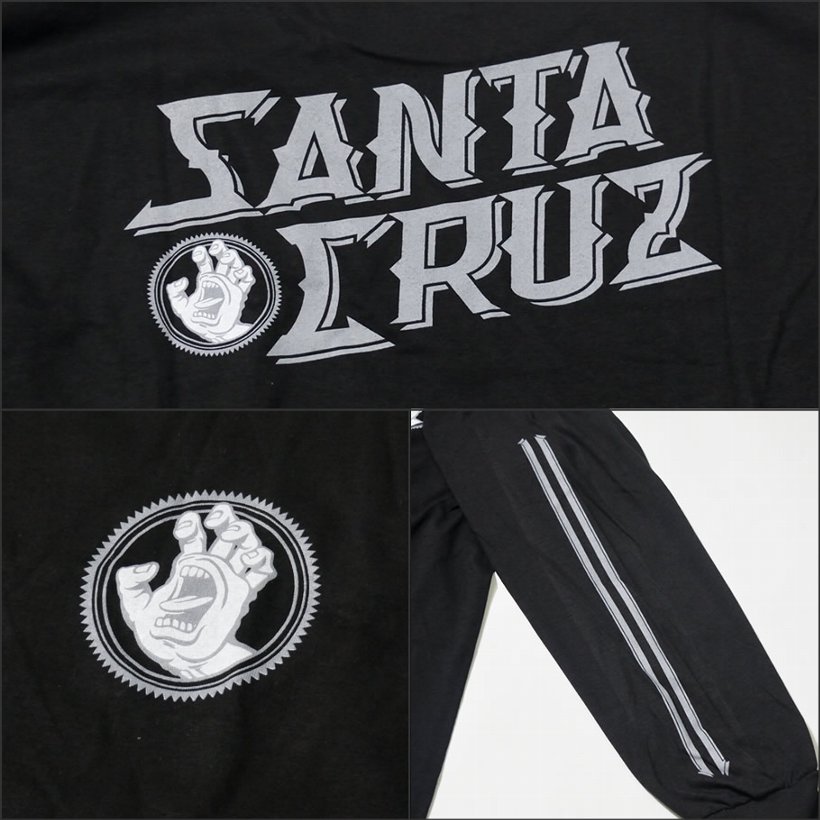 サンタクルーズ Tシャツ メンズ 長袖 ロンT プリント SANTA CRUZ 44154421 USモデル ストリート系 ヒップホップ B系 ファッション 2019 秋