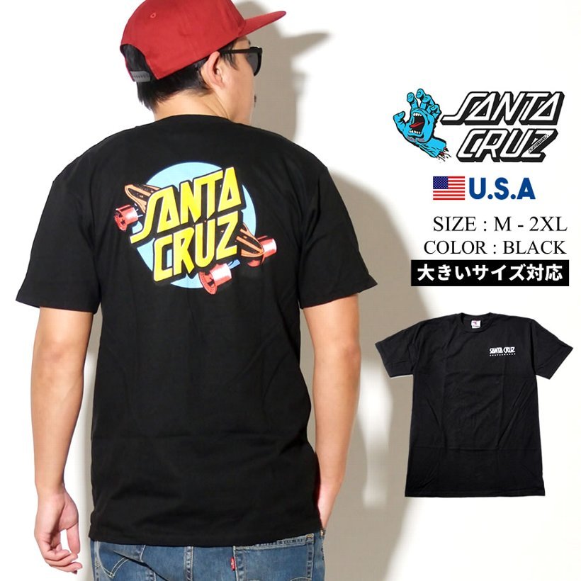 サンタクルーズ Tシャツ メンズ 半袖 スケボー スポーツ 44154595 大きいサイズ 2020春 新作