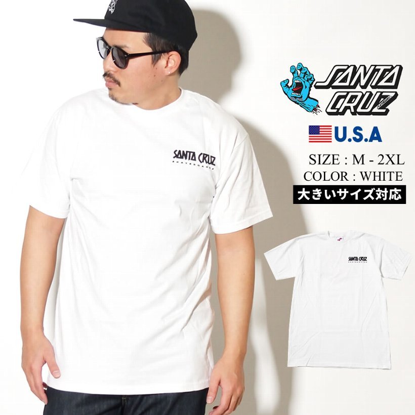 サンタクルーズ Tシャツ メンズ 半袖 スケボー スポーツ 44154595 大きいサイズ 2020春 新作