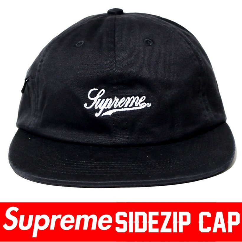 Supreme シュプリーム 6パネルキャップ SS18H45 Side Pocket Script Logo 6-Panel