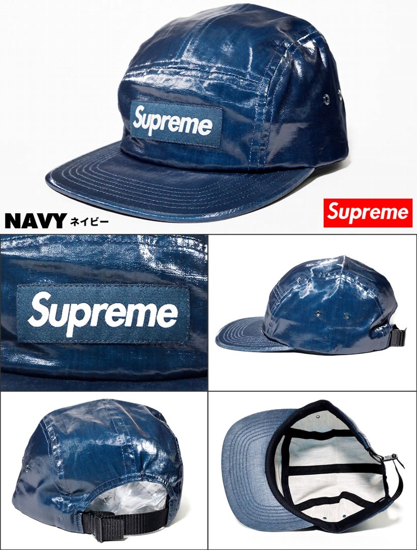 Supreme シュプリーム キャンプキャップ SS18H7 Coated Linen Camp Cap