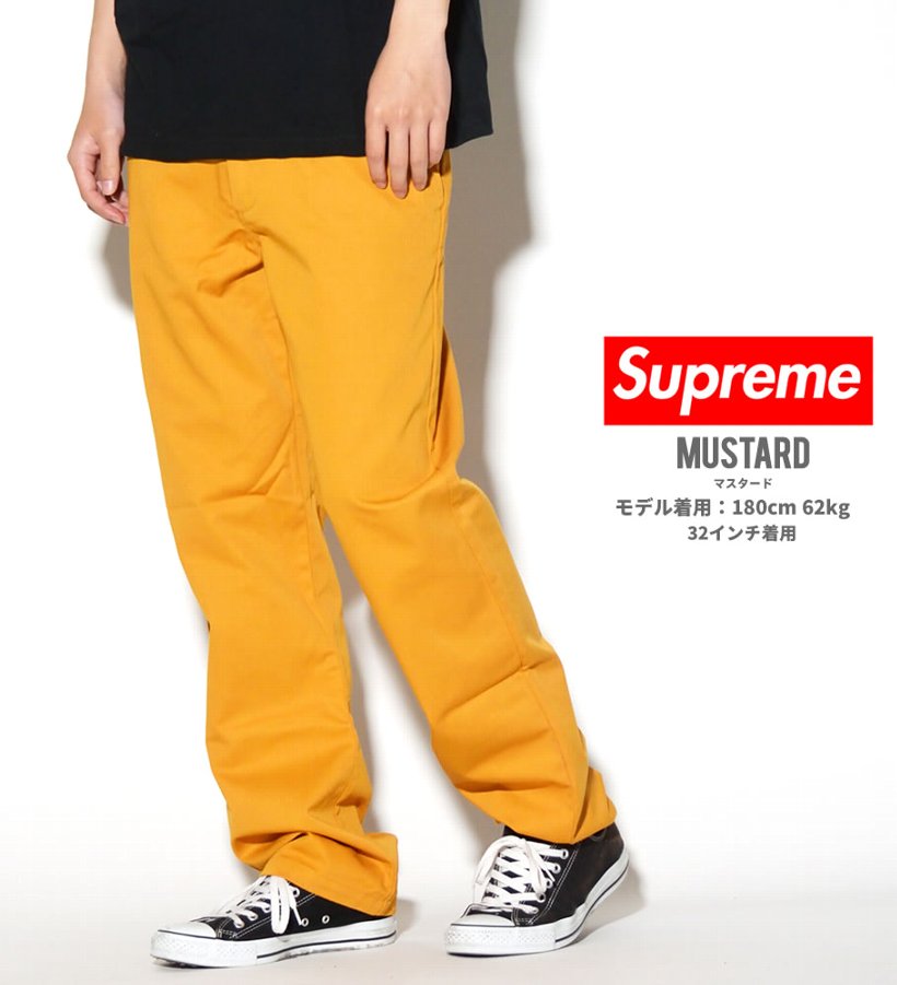 SUPREME ワークパンツ　30インチ